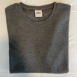 Men’s Zara Ribbed T-Shirt (Size S)
